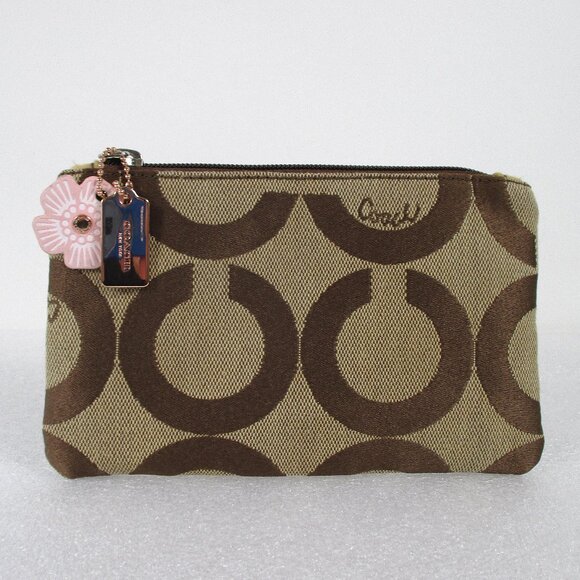 COACH ZIP MAKE-UP BAG - Picture 3 of 12